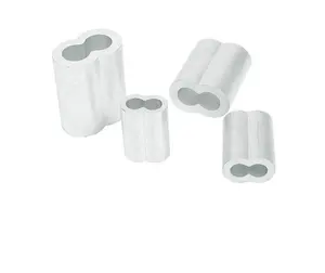 Aluminium-Crimp hülse Drahtseil hülse für Drahtseil durchmesser. 1/2 "Aluminium legierung PK 10