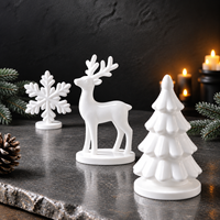 Poudre de gypse à surface lisse, extra blanche, sans bulles, poudre de moulage pour poupée en plâtre, 3D, blanche, faite à la main, cadeau de Noël DIY