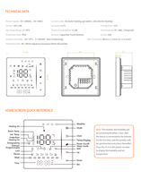 Beca BHT-006 Tuya kablosuz Wifi isı termostat dijital dokunmatik ekran haftalık programlama HVAC sistemi kazan sıcaklığı