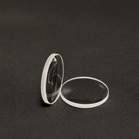 Lentille biconvexe personnalisée en verre optique K9/BK7, utilisée comme lentille grossissante de focalisation pour équipement médical.