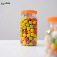 Chewing-gum SuperLoves OEM saveur fruitée tricolore, sucré, en vrac, pour enfants, durée de conservation de 12 mois