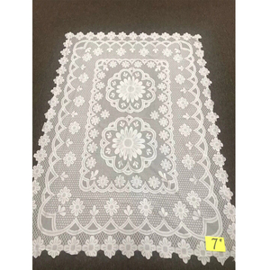 <span class=keywords><strong>Nappe</strong></span> européenne en dentelle blanche <span class=keywords><strong>de</strong></span> noël, linge <span class=keywords><strong>de</strong></span> table rectangulaire, pour la maison, vente en gros - Product Image 1