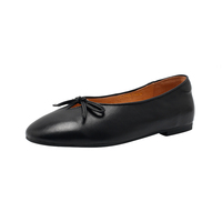 Ballerines classiques pour femmes en cuir véritable légères, souples, respirantes et antidérapantes pour l'automne/le printemps/l'été
