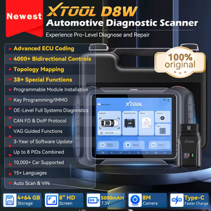 เครื่องมือวินิจฉัยบลูทูธ XTOOL D 8W เครื่องสแกนยานยนต์ โปรแกรมกุญแจ ECU  แผนที่โทโพโลยี บริการรีเซ็ต 42 รายการ รองรับ CANFD DOIP - Product Image 5