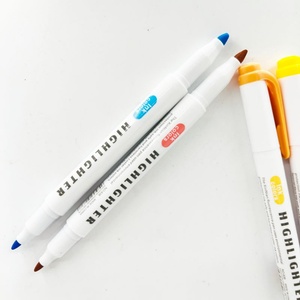 Marcadores Fluorescentes de Doble Punta a Base de Agua, Inodoros, de 5 Colores, de Calidad Premium para Estudiantes - Product Image 6