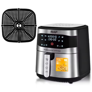 Friteuse à air numérique électrique sans huile de grande capacité avec écran LCD, intérieur en acier inoxydable 8L - Product Image 3