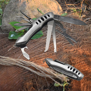 ステンレス製マルチツールポケットナイフ、多機能折りたたみナイフ、アウトドアサバイバル用 - Product Image 3