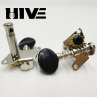 HIVE Wholesale Open Style Ukulele Tuning Pegs for 4 String Ukulele with Small Round-head Screw Parts & Accessories