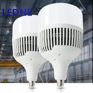 LED Energy-saving Bulb High-power Ultra-bright Flicker-free Workshop Warehouse Lighting E27 Aluminum Fin Bulb