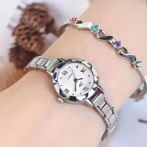 <span class=keywords><strong>Montre</strong></span> pour <span class=keywords><strong>femme</strong></span> 2025, nouvelle <span class=keywords><strong>montre</strong></span> pour <span class=keywords><strong>femme</strong></span>, style luxueux, chaîne, étudiante, <span class=keywords><strong>fine</strong></span>, en acier - Product Image 1