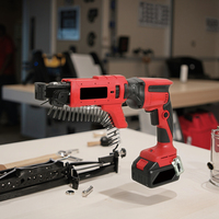 Hantechn 20V Perceuse-visseuse sans fil auto-alimentée, mini-visseuse sans balais pour plaques de plâtre, pistolet à clous