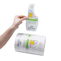 Étiquette adhésive personnalisée en PVC/PP avec logo de marque, imperméable, pour bouteille de détergent liquide, autocollant pour usage privé, emballage de détergent à lessive