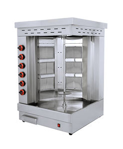 Di alta qualità commerciale a Gas Barbecue rotazione automatica verticale Shawarma Doner <span class=keywords><strong>Kebab</strong></span> macchina Grill prezzo per la vendita - Product Image 2