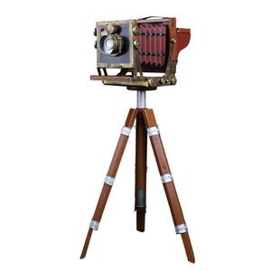 Classic Iron Large Size <strong>Camera</strong> Model With Bracket Vintage Finish Handicraft for Photography Prop Studio Prop - Product Image 6