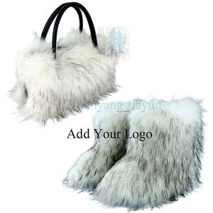 Factory Direct Wholesale Women's Leather Boots Raccoon Leather Boots Above the Knee Long Leather Boots - Product Image 5