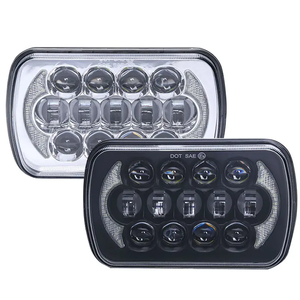 Faros LED Cuadrados Súper Brillantes de 7 Pulgadas, 75W, 12V, 6000K, con Luz Alta/Baja y Luces Antiniebla/de Conducción para Uso Universal - Product Image 2