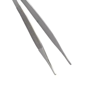 แหนบสแตนเลสขนาดใหญ่แบบใช้ซ้ำได้ แหนบสำหรับผ่าตัด แหนบฟันตรง - Product Image 3