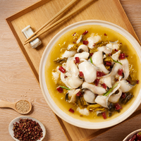 Al por mayor: Kit de comidas con filete de pescado en sopa dorada de repollo encurvado Suan Cai Yu, listo para cocinar, a granel, proveedor de fábrica OEM, listo para exportación
