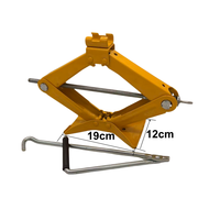 Cric à ciseaux manuel portable de 1,5 tonne, cric de secours pour voiture, adapté aux berlines, SUV, fourgonnettes, camping-cars