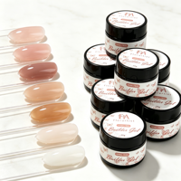 Gel Constructor Profesional HEMA Free de 30g - Gel Escultor de Alta Consistencia Sin Nivelación para Extensión de Uñas - Gel Duro de Larga Duración