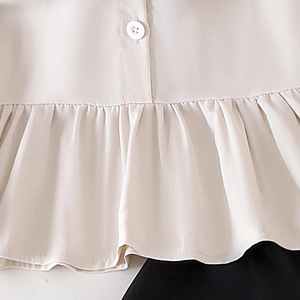 2025 verano niños usan sin mangas solapa camisa de un solo pecho pantalones de pierna <span class=keywords><strong>ancha</strong></span> <span class=keywords><strong>ropa</strong></span> de dos piezas para niños para niñas - Product Image 5