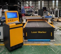 Machine de marquage laser à fibre haute vitesse 50W 100W de grande taille avec JPT Mopa 100W pour le gravure sur verre miroir et métal