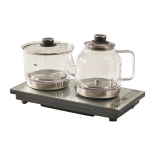 Otro hervidor eléctrico de vidrio con tapa, resistente al calor, base para cocina de inducción de 20x37cm - Product Image 4