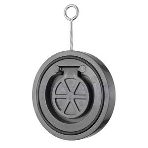 Rongsheng Upvc Wafer Check Valve For Water Pipe Normal Temperature <b>Rubber</b> Sealing Single Piece Butterfly Type - Product Image 1