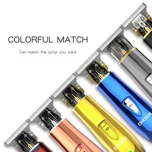 Venta superior Cortadora de cabello para hombres T-blade Cortadora de cabello profesional eléctrica inalámbrica portátil Usb Acero inoxidable 3,7 V Inglés - Product Image 6