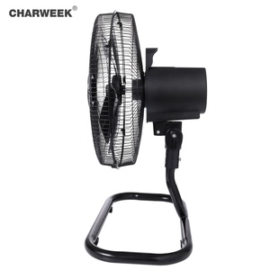 Ventilateur solaire de 14 pouces adapté avec batterie rechargeable 12V, autonomie de 3 à 10 heures - Product Image 4