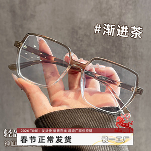 Monture de lunettes rétro surdimensionnée 23088 TR90, monture intégrale, protection contre la lumière bleue, confortable, unisexe, design Danyang - Product Image 4