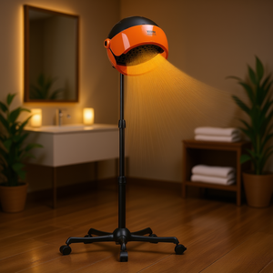 Sèche-cheveux ionique professionnel Vevor 1875W, 3 vitesses, sur pied avec base roulante, pour usage domestique, spa et salon de beauté - Product Image 2