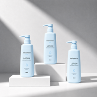 Flacon pompe à lotion blanc de qualité supérieure de 500 ml (17 oz) pour shampoing, gel douche, emballage cosmétique en plastique rechargeable vide