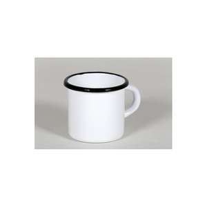 Karl Krüger Becher Ø 8cm emailliert weiß - Product Image 2