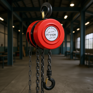Palans à chaîne manuels 1 tonne 3m de levage en acier pour le transport en atelier - Product Image 2