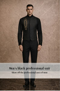 Trajes de Hombre a Medida OEM ODM, Traje Formal de Negocios de Poliéster, Corte Entallado - Product Image 2