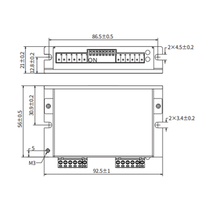 Motores paso a paso híbridos de 2 fases 1A 0.22Nm con controlador de 4 cables para impresora 3D, personalizados OEM de fábrica YPF, bajo precio - Product Image 1