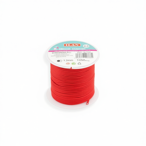 Fil élastique ILAN 1,2 mm 10 m Rouge Fournitures pour la fabrication de bijoux - Product Image 2