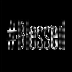 All'ingrosso religione di cristallo Bling <span class=keywords><strong>Dio</strong></span> benedica il <span class=keywords><strong>mio</strong></span> trambusto strass stampa t-shirt Design per magliette - Product Image 6