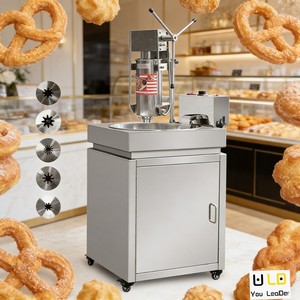 Machine à churros sur pied avec friteuse intégrée, construction en acier inoxydable, puissance 5000W, capacité 100KG pour une utilisation pratique - Product Image 4