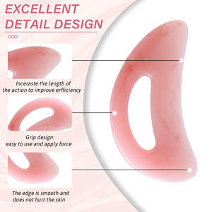 راتنج كبير Gua Sha ، لعضلات الجسم للرجال والنساء ، كشط غواشا الوردي للصرف اللمفاوي - Product Image 5