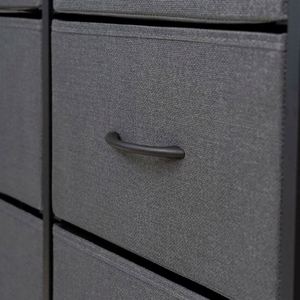 Wholesale Supplier Modern Living Room Fabric Cabinets Freestanding Durable Stainless Steel MDF Panel Pine Various Color Dresser - Product Image 5