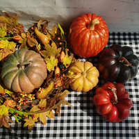 Fausse mousse Halloween citrouille maison restaurant Thanksgiving automne décoration citrouille artificielle