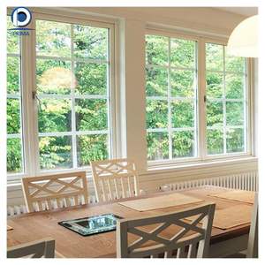 Ventana Abatible de Aluminio Prima White Sash, Ventanas de Doble Vidrio Templado con Rejilla - Product Image 6