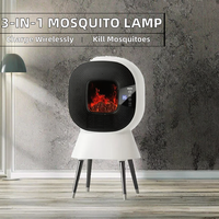 Lampe anti-moustiques sans fil PTC, étanche, pour intérieur/extérieur, éclairage répulsif, contrôlée par application, télécommande rapide et intelligente