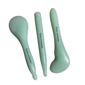 Natural Bian Stone Spoon Face Eye Gua Sha Tool Stone And Mineral Quartz Beauty Products GuaSha Massager Skin Care