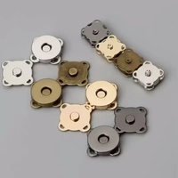 Kancing Magnet Plum Blossom, Kancing Tekan, Kancing Magnet Jahit Tangan, Kancing Tersembunyi untuk Pakaian dan Tas, Kancing Magnet