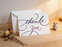 Cartes de remerciement Galaxy Starry avec enveloppes, parfaites pour les mariages, les remises de diplômes, les affaires et toutes les occasions de remerciement.