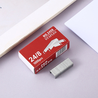 Vente en gros 23/15 23/6 23/8 23/10 23/13 10 #   Agrafes de bureau en métal galvanisé argenté avec logo personnalisé, 1000 pièces/boîte, pour l'école et la maison