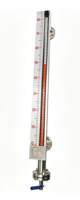 Jauge de niveau à clapet magnétique avec sortie 4-20 mA, type flotteur, haute température et anti-corrosion, en acier inoxydable 304